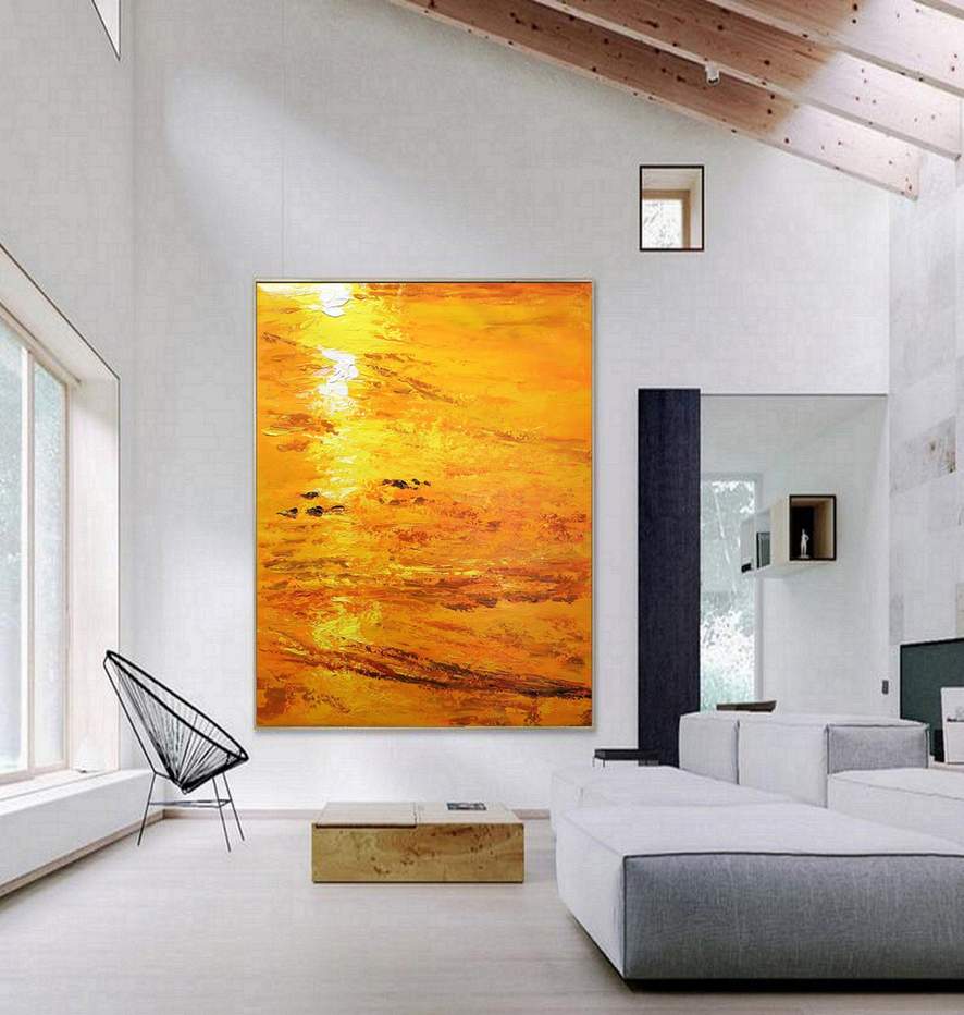 scenic sunset beach orange design 3